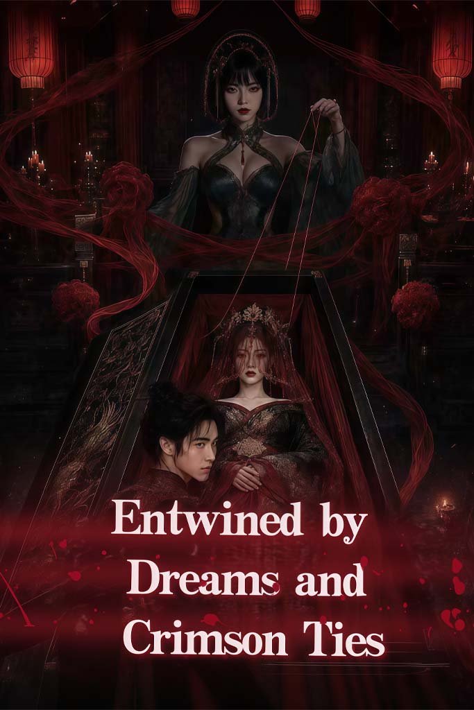Poster Entwined by Dreams and Crimson Ties.