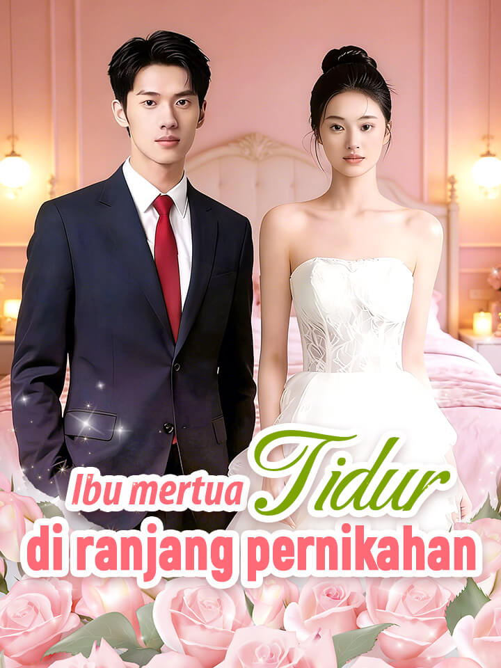Poster Ibu mertua tidur di ranjang pernikahan